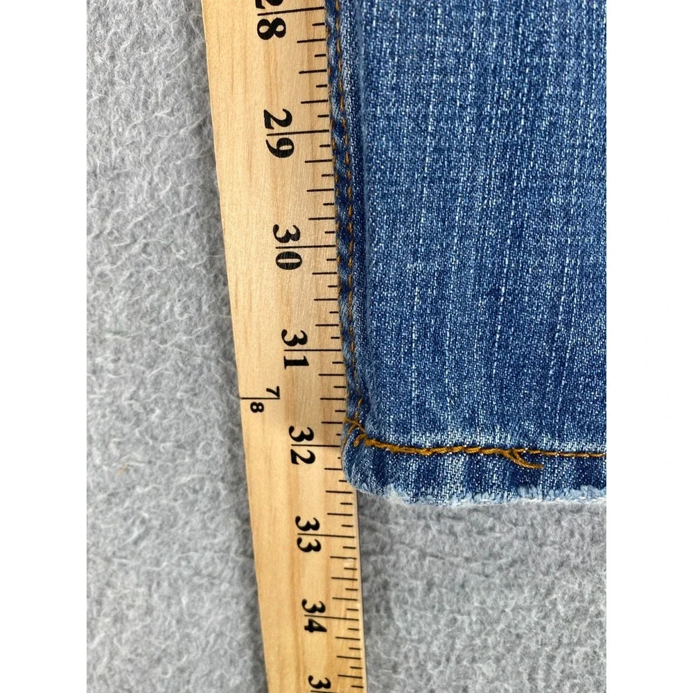 Levis 559 Relaxed Straight Jeans Mens 36x32 Blue Med Wash 100% Cotton Distressed